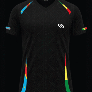 Maillot personnalisé rdc sénégal noir