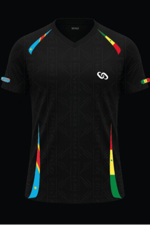 Maillot personnalisé rdc sénégal noir