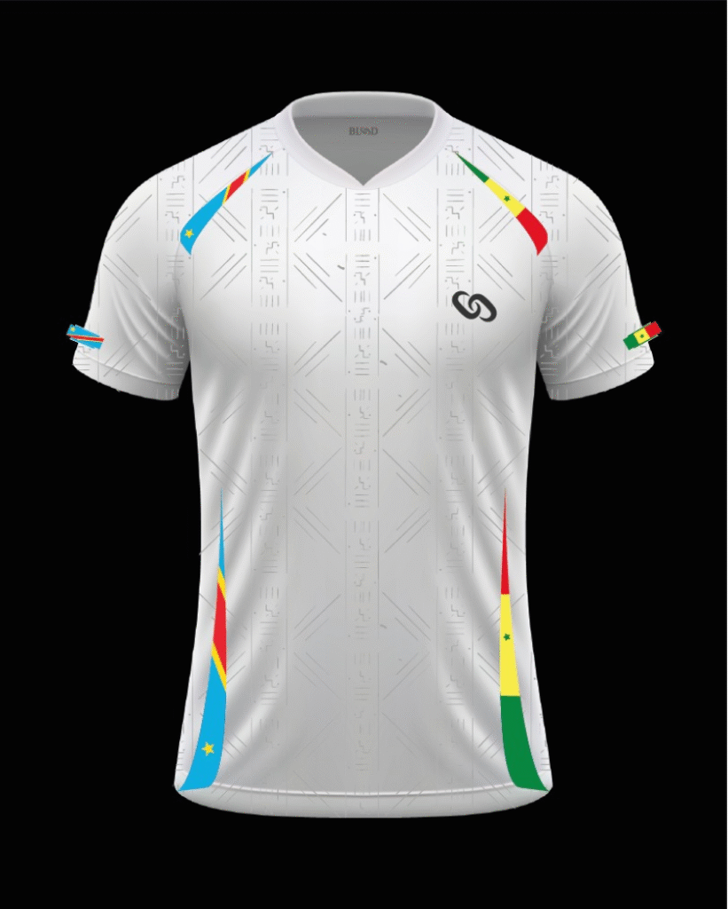 Maillot personnalisé RDC Sénégal BLANC